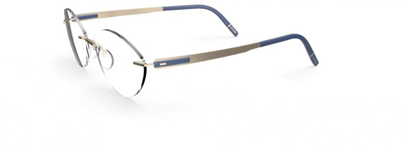 Silhouette Blend Chassis Rimless 5555 Eyeglasses - view 7